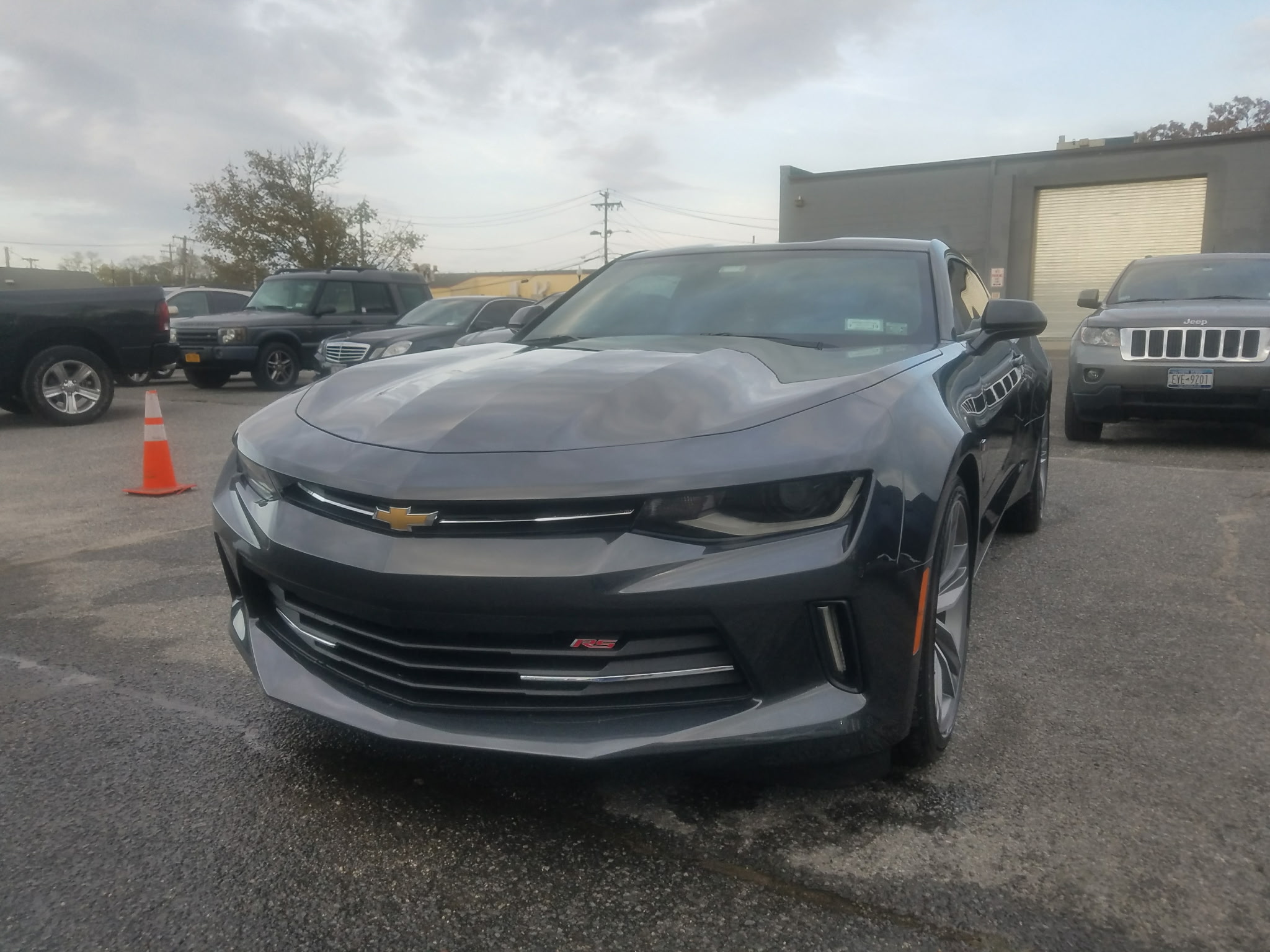 Repaired Camaro after collision repair
